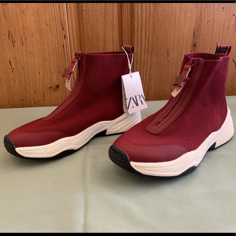 Zara Zippered High Tops